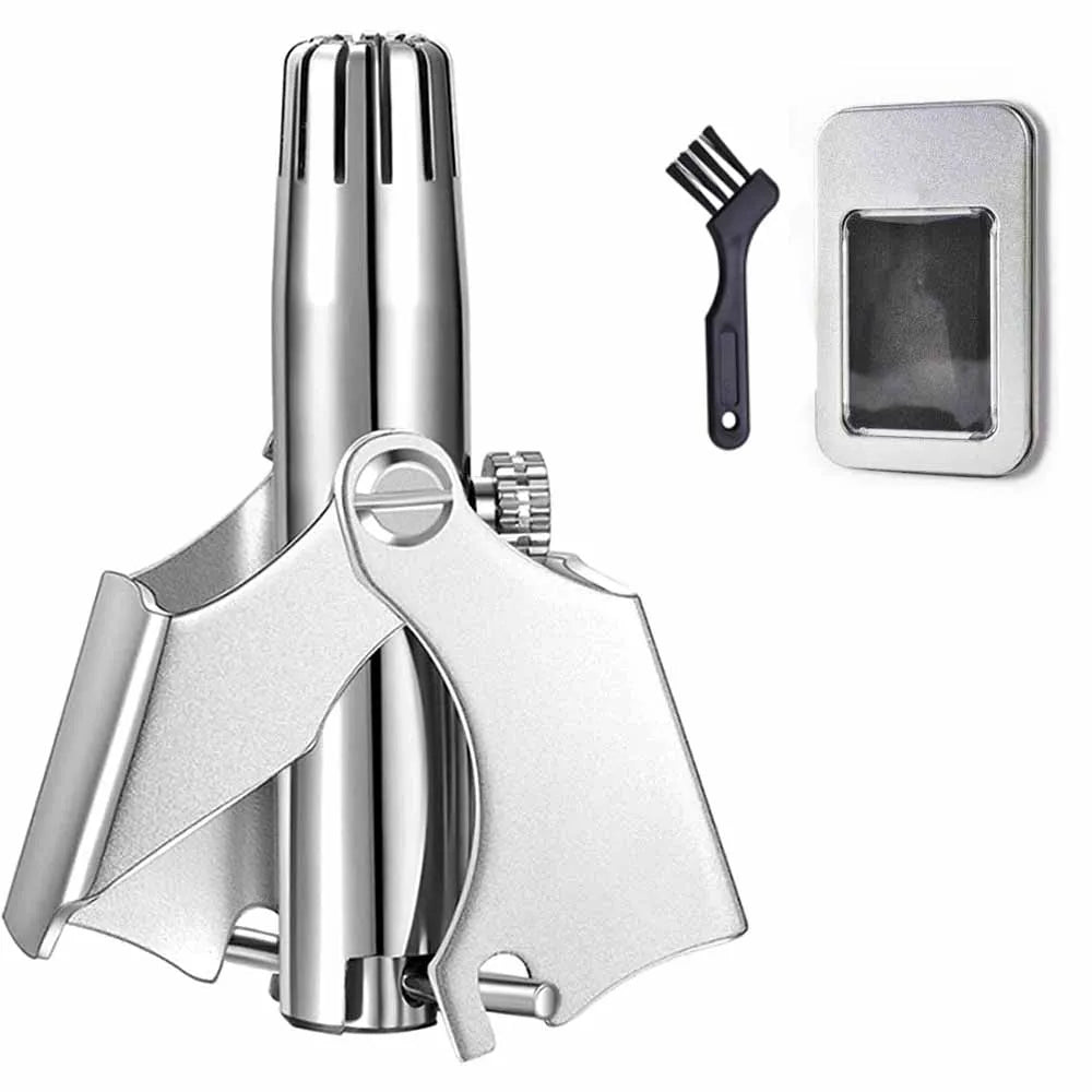FAHE Manual Stainless Steel Nose & Ear Hair Trimmer