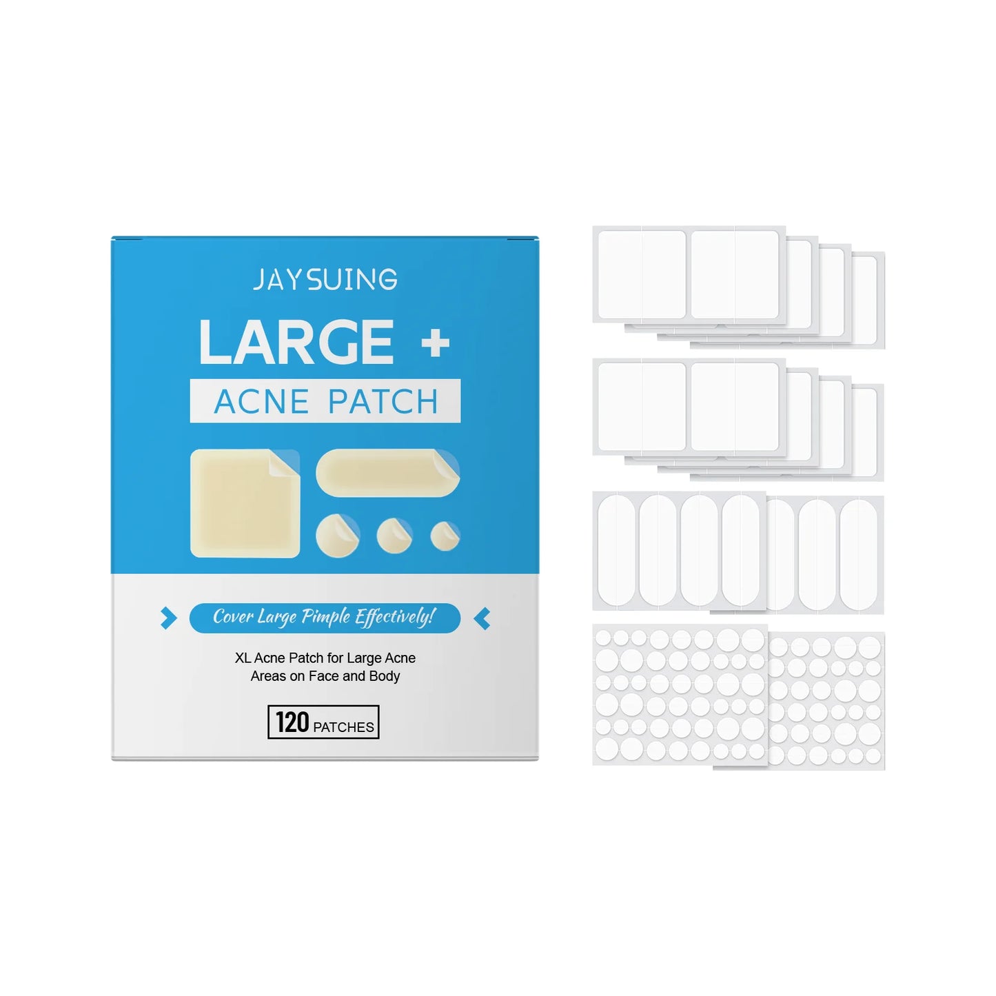 120-Count Salicylic Acid Acne Patches | Invisible Blemish Dots
