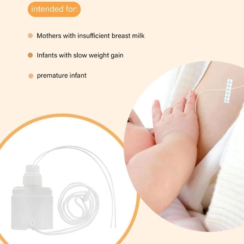 Newborn Lactation Aid | Soft Silicone Nursing Feeding Tube Device