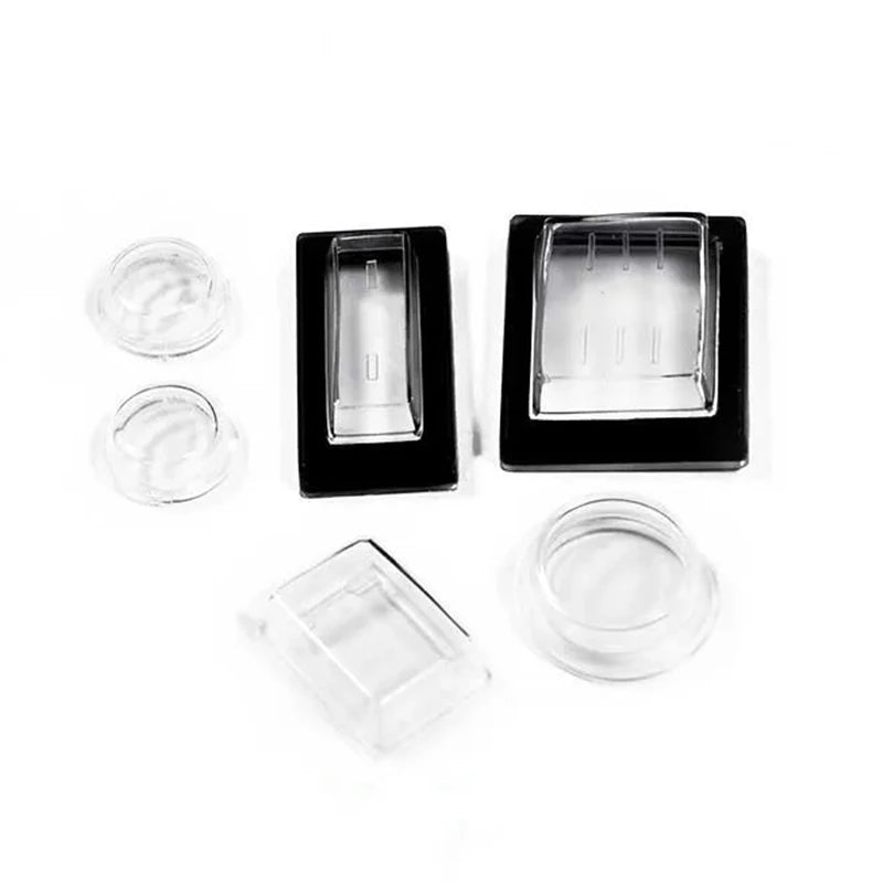 5pcs KCD1 KCD2 KCD3 KCD4 Cover, White's Clear Silicone Waterproof Cap Peaceful Pleasures Health and Wellness