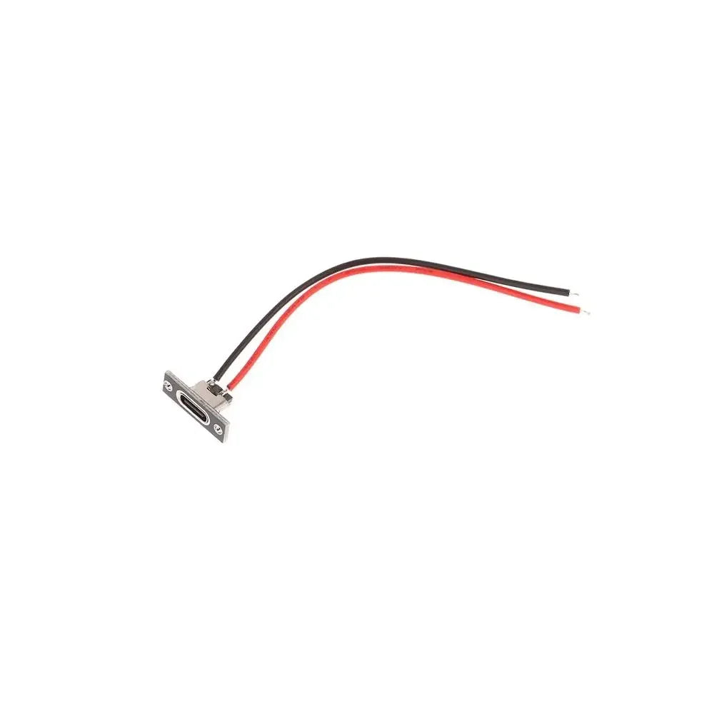 Waterproof USB Type-C Female Connector Jack 2-Pin Solder