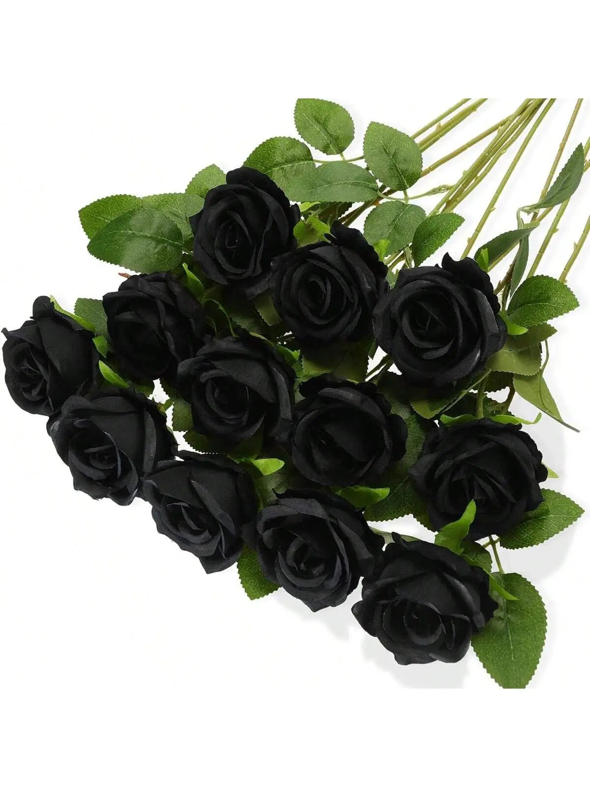 Silk Rose Artificial Flowers 2/4pcs – Wedding & Home Decor