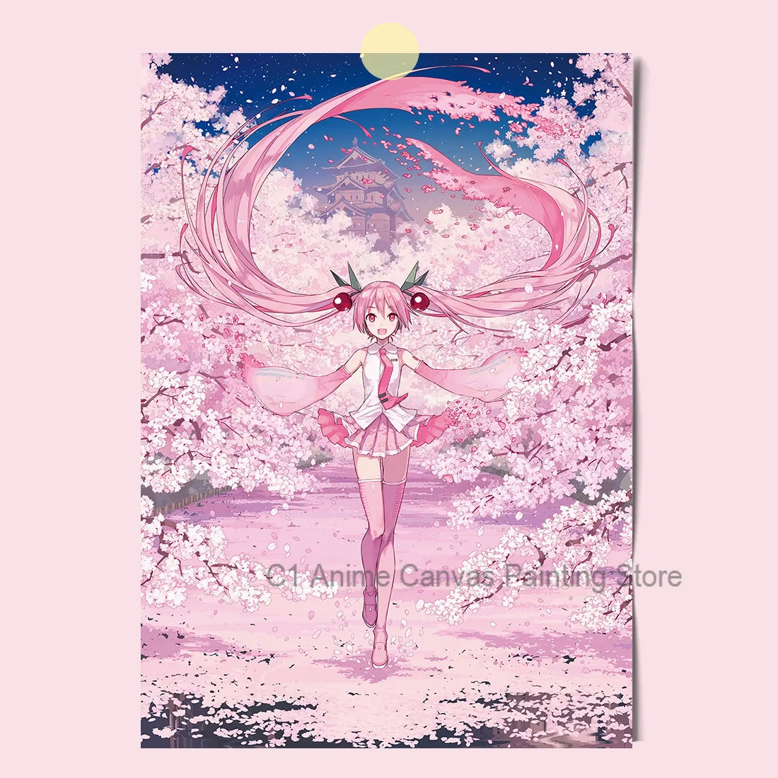Hatsune Miku Anime Canvas Poster | Waterproof Wall Art Decor