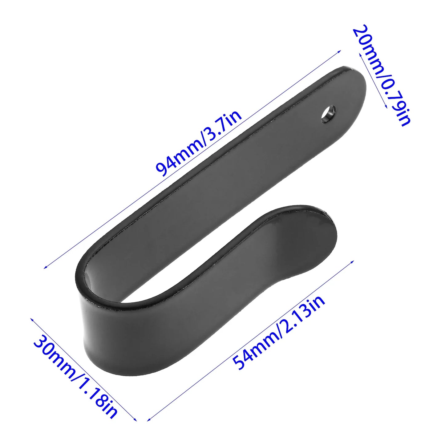 Snowboard Wall Mount Clips – Carbon Steel Set of 2 | Angled