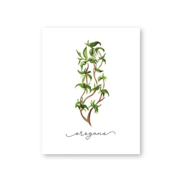 Herb Watercolor Canvas Wall Art | Kitchen Décor Print