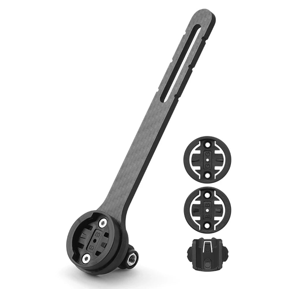 Carbon Fiber Bike Computer Mount – Garmin & Bryton Compatible Peaceful Pleasures Health and Wellness Long United States