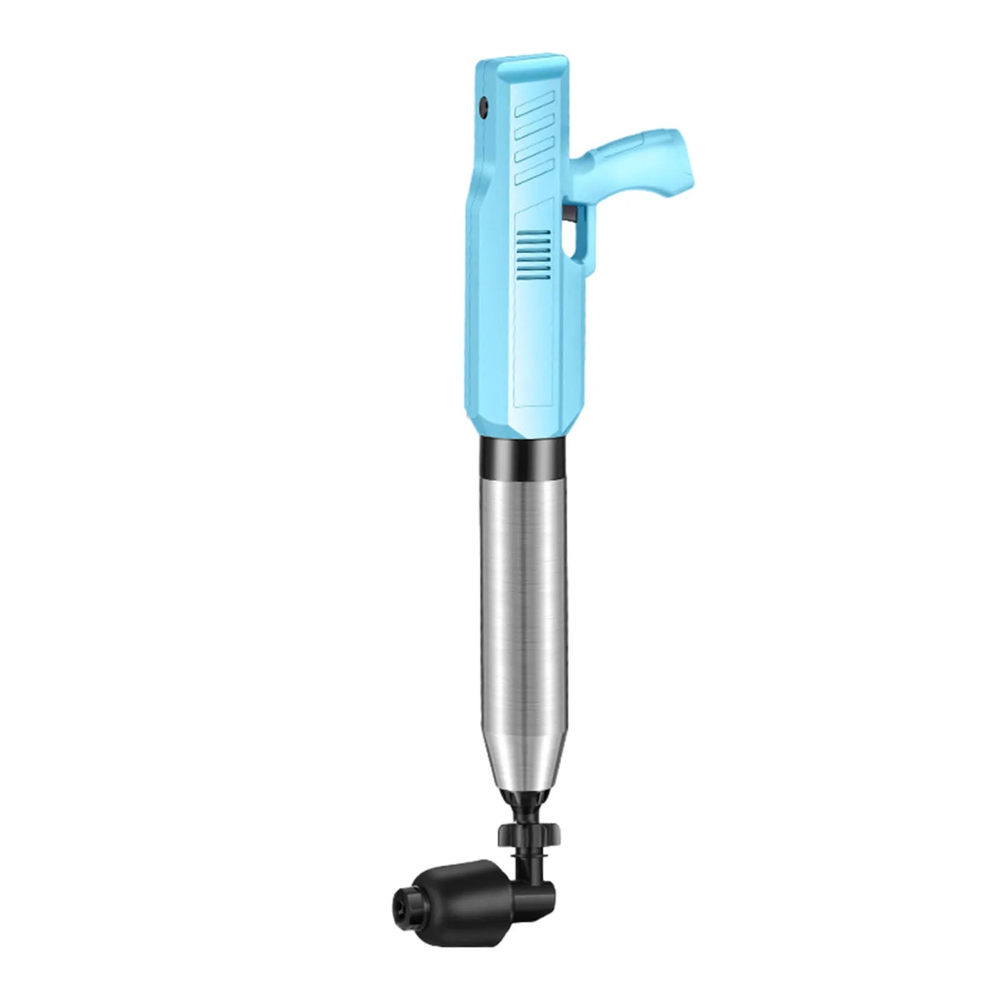 Powerful Electric Toilet Plunger Shock Wave Unblocker Anti-Splash Sewer Drain Pneumatic Pipe Dredging Tool For Blocking Unblock Peaceful Pleasures Health and Wellness Blue