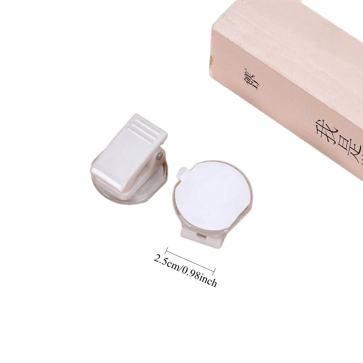 Mini Rotating Acrylic Clips | Self-Adhesive Note & Food Seal Clip