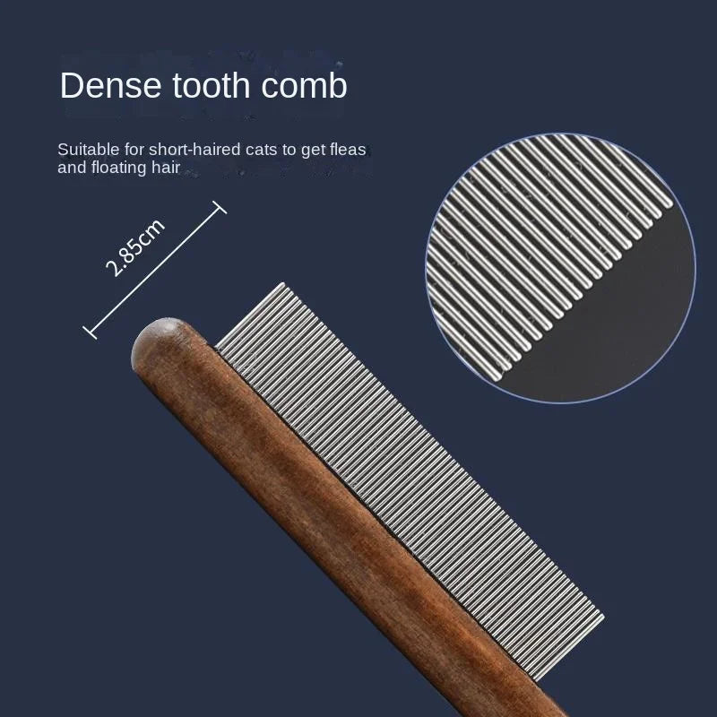 Cats Brush Things for Cats Removes Hair Pet Grooming Fine Tooth Comb Accessories Flea Artifact Products Pets Home Garden Scraper Peaceful Pleasures Health and Wellness Dense toothed comb