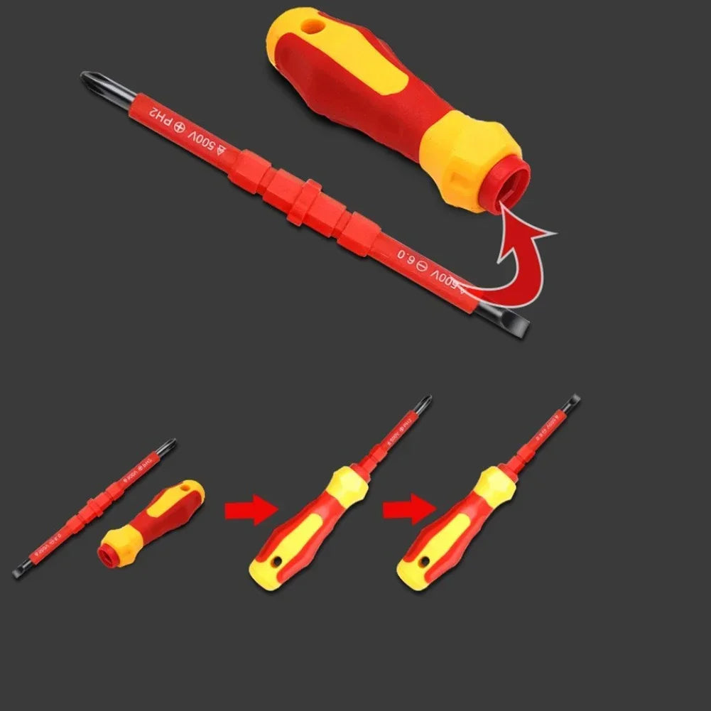 3-Piece Magnetic Screwdriver Set | PH1 PH2 Slotted Bits Screwdriver Set Peaceful Pleasures Health and Wellness