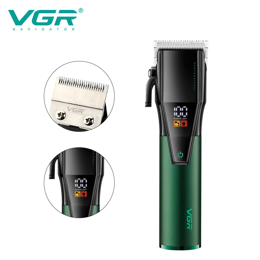 VGR 677 Hair Trimmer Professional Hair Clipper Set Electric Hair Cutting Machine Rechargeable Barber Electric Trimmer for Men Peaceful Pleasures Health and Wellness