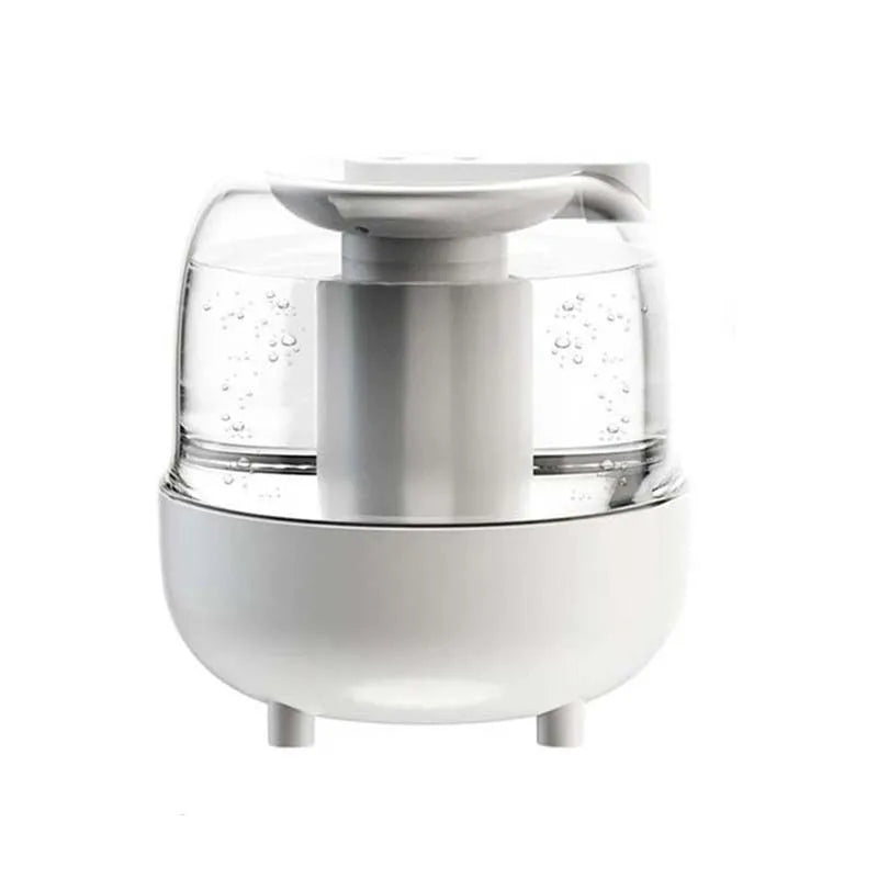 Large Capacity Quiet 4l Humidifier Usb Desktop Humidifier Home Air Humidifiers Air Purifier With Led Lamp Desktop Mist Maker Peaceful Pleasures Health and Wellness WHITE