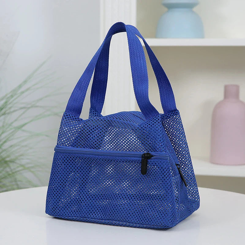 Large Mesh Tote Bag – Quick Dry Beach & Pool Organizer