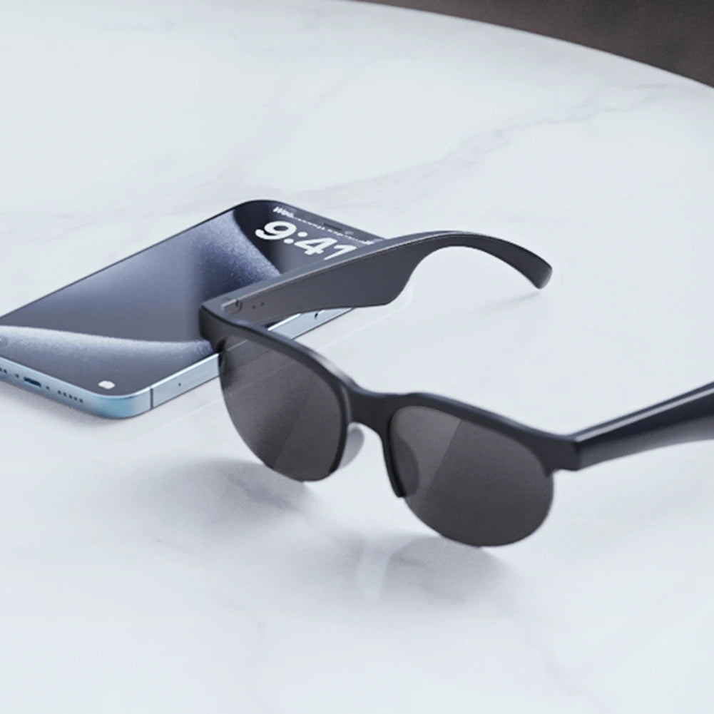 AI Smart Translation Glasses – Bluetooth 5.4, 144 Languages Peaceful Pleasures Health and Wellness