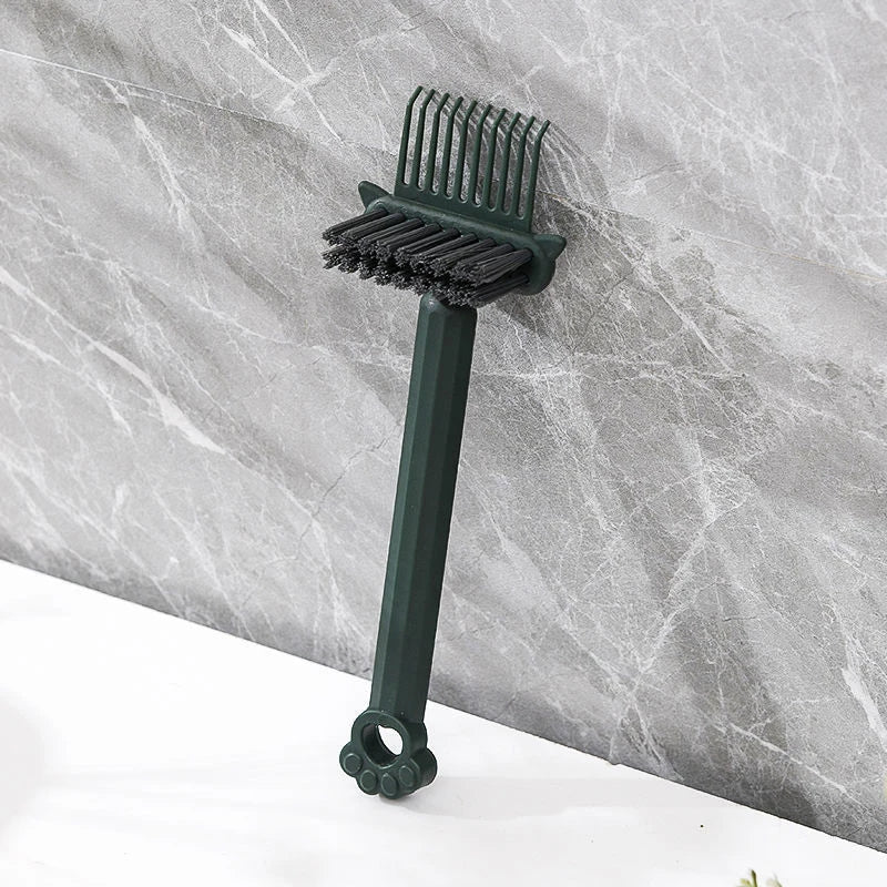 2-in-1 Hairbrush Cleaner Rake Tool – Comb & Brush Cleaning