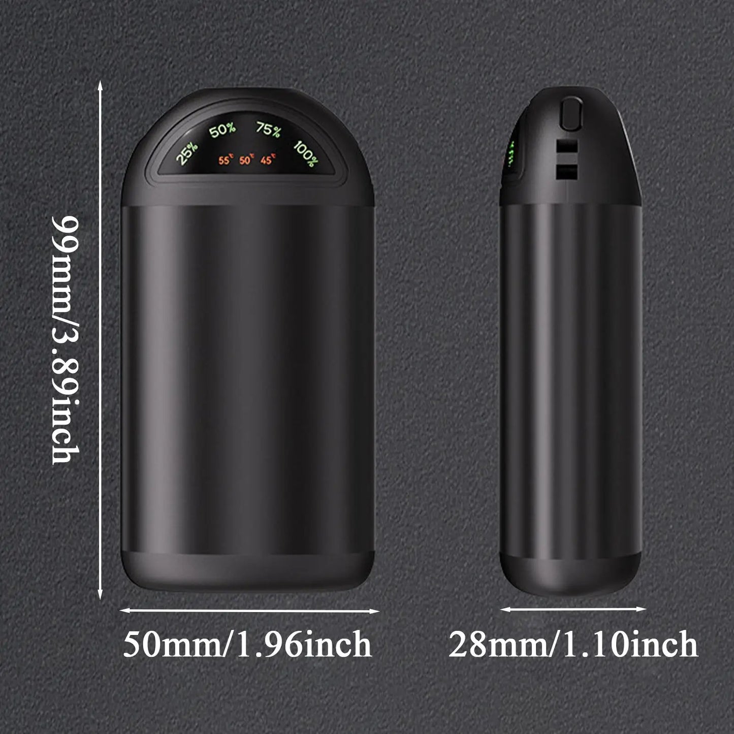 Rechargeable Hand Warmer 5000mAh Power Bank & LED Light
