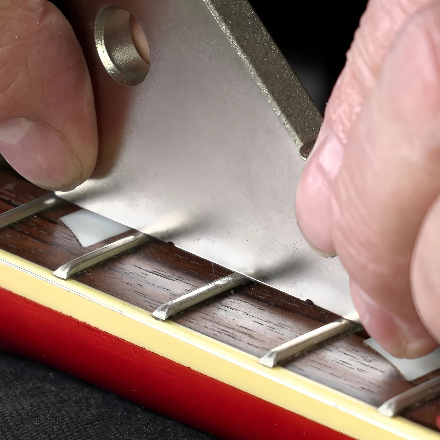 Guitar Fret Leveller Guitar Fret Adjustment Tool Fret Kisser Fret Leveling Tool for Guitar Enthusiasts & Long Lasting Use Peaceful Pleasures Health and Wellness