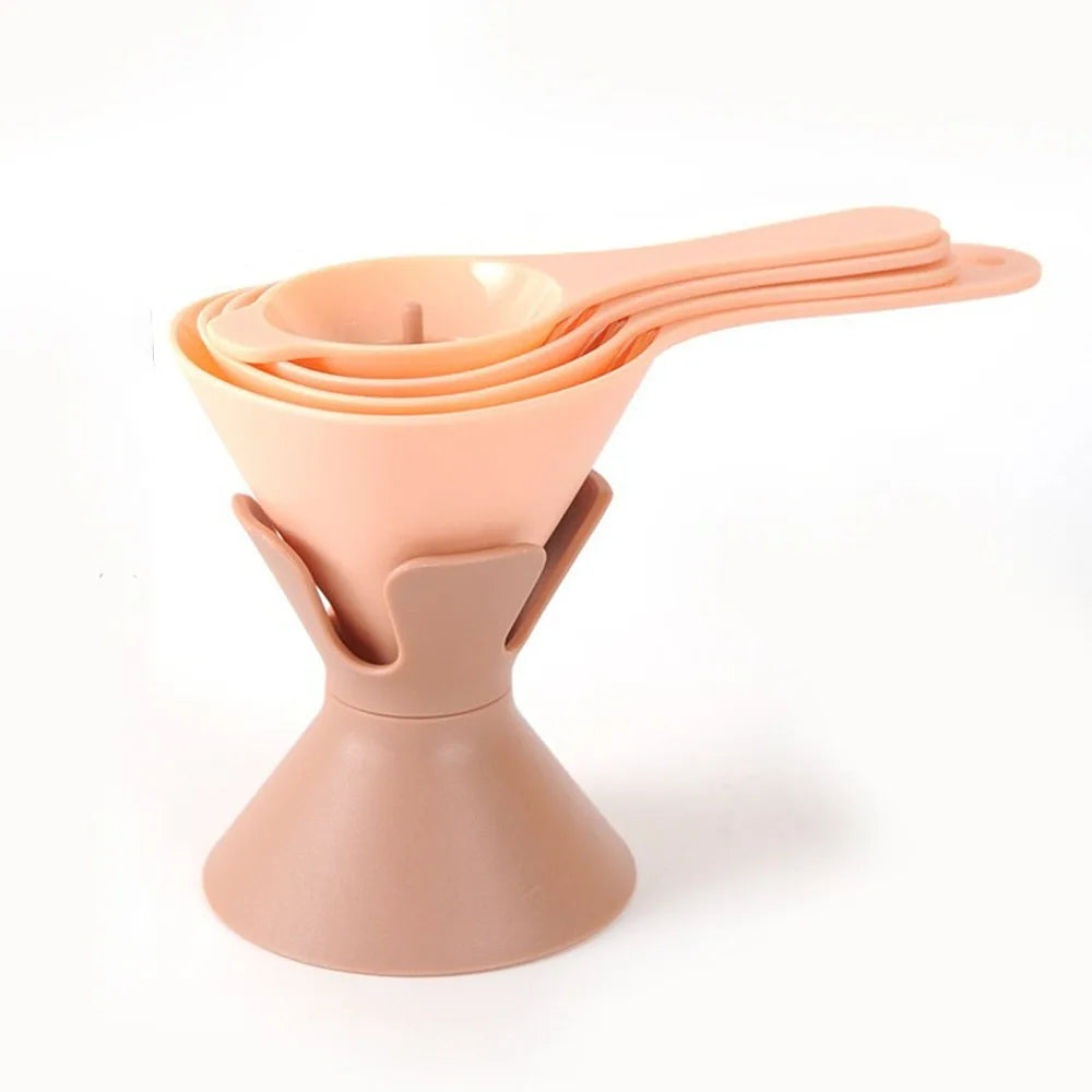 6-in-1 BPA-Free Kitchen Funnel Set with Filter Strainer