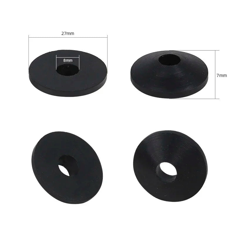 10-Pack M6 M8 Rubber Seal Gaskets for Toilet Seat Bolts