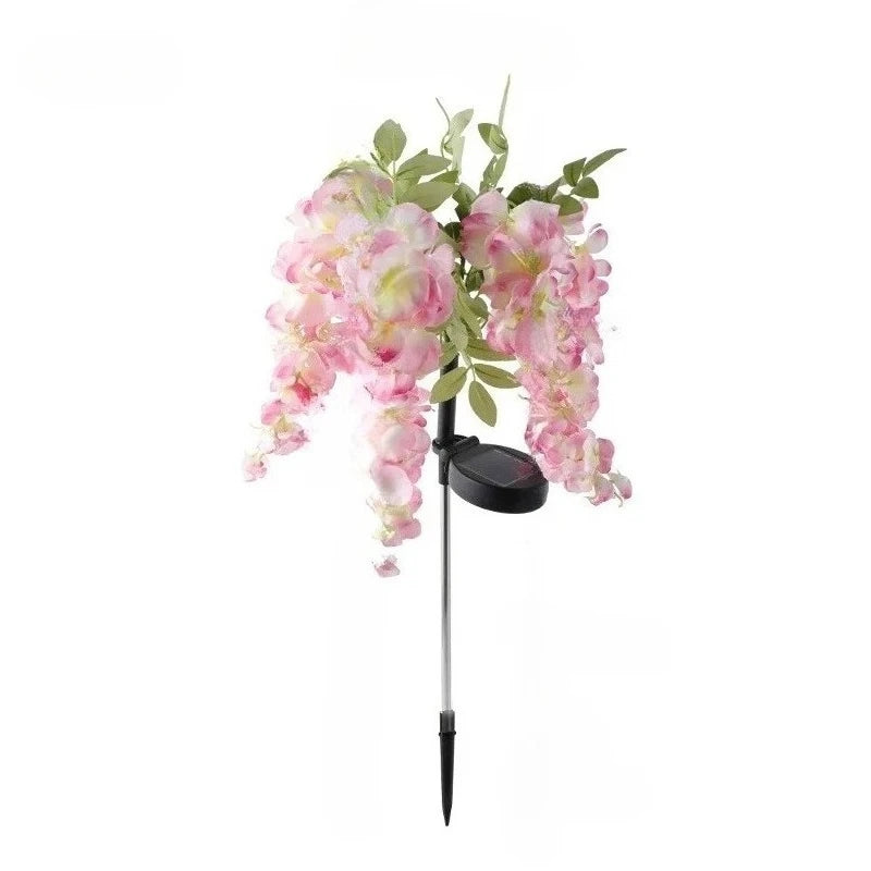 Solar Wisteria Flower Garden Light – Waterproof Outdoor Lawn Lamp