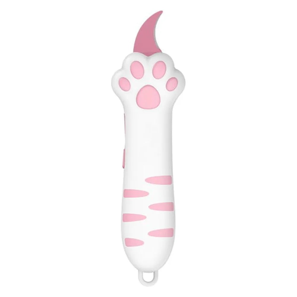 Cat Paw Mini Box Cutter – Cute Portable Utility Knife for Crafts