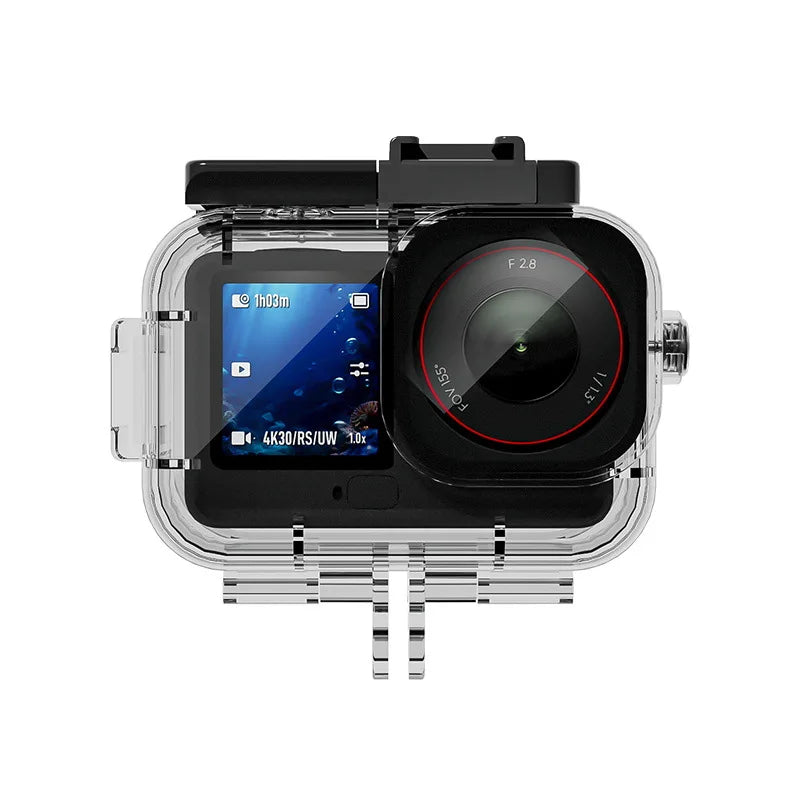 70M Waterproof Housing For DJI Action 6 Camera Action Camera Optical Glass Lens Provides Excellent Light Transmission Peaceful Pleasures Health and Wellness
