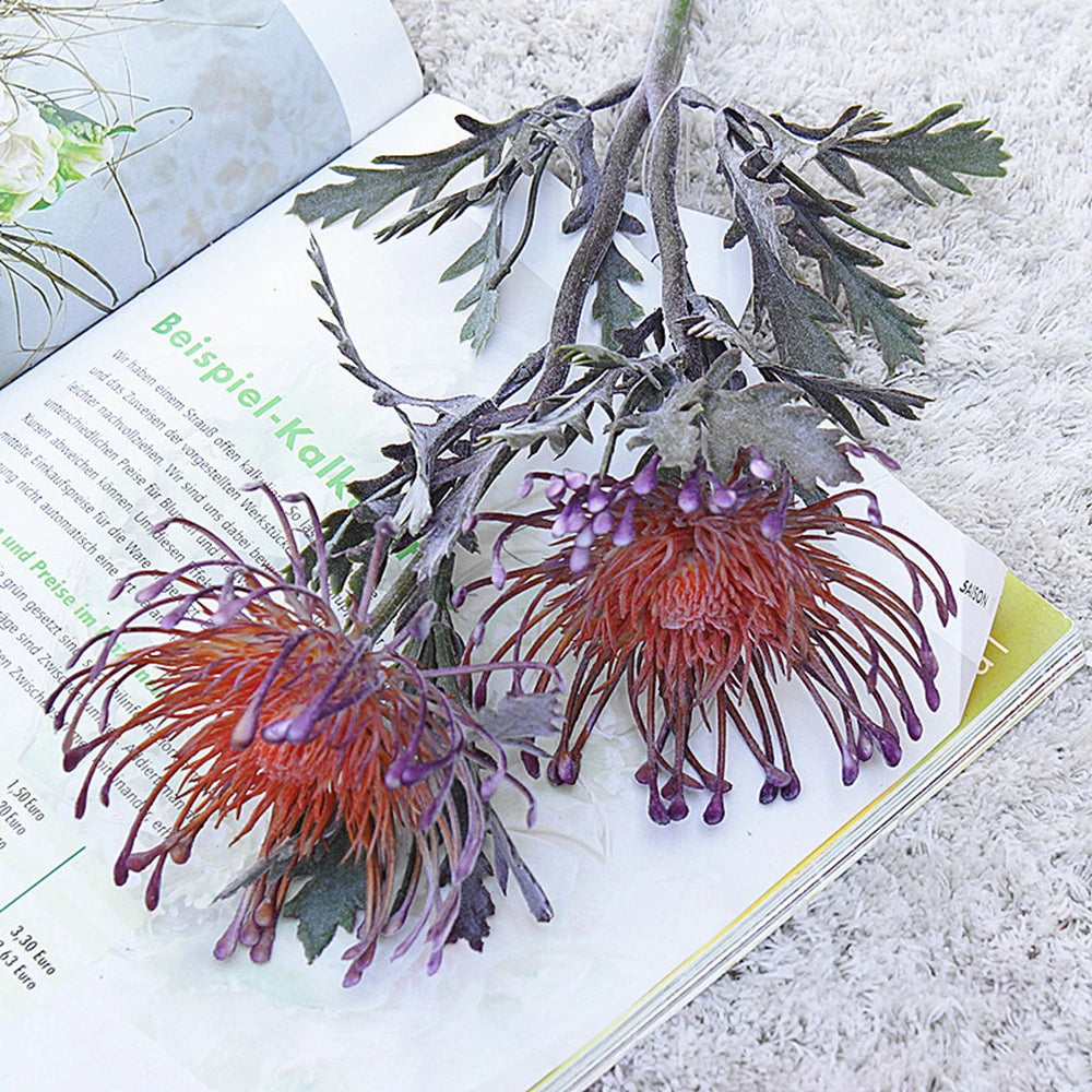 Artificial Pincushion Leucospermum Flowers – Vase & Wedding Décor