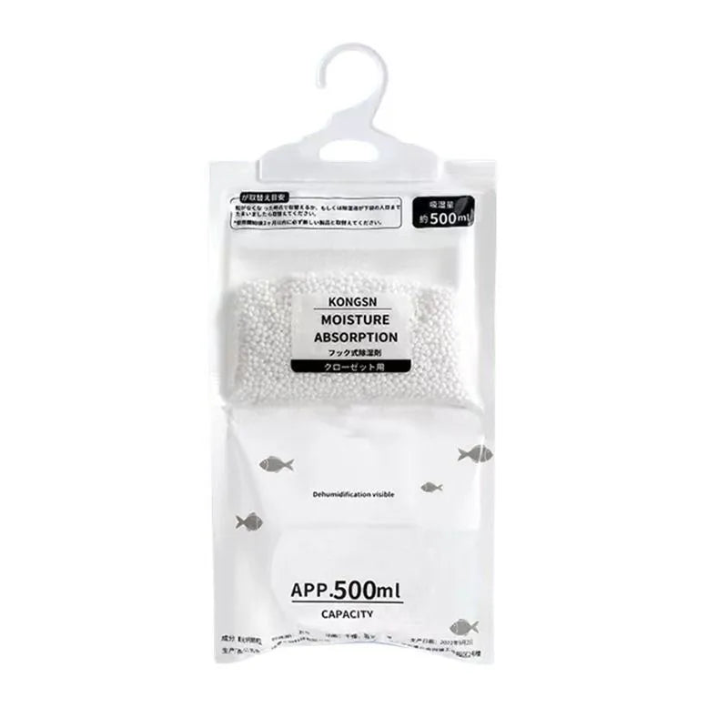 Hanging dehumidification bag water absorption moisture-proof mildew-proof dehumidification bag household desiccant large package Peaceful Pleasures Health and Wellness 2pcs