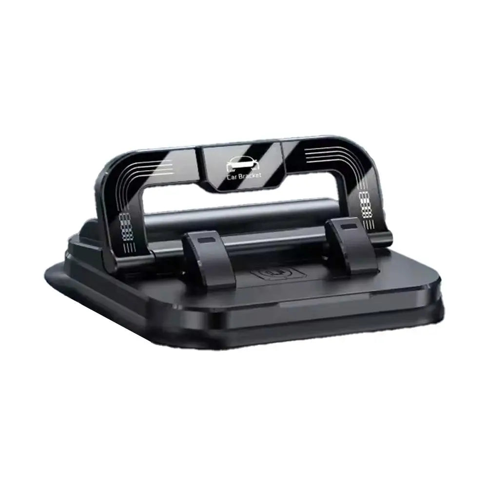 2-in-1 Dashboard Car Phone Holder with 360° Rotation & Number Plate