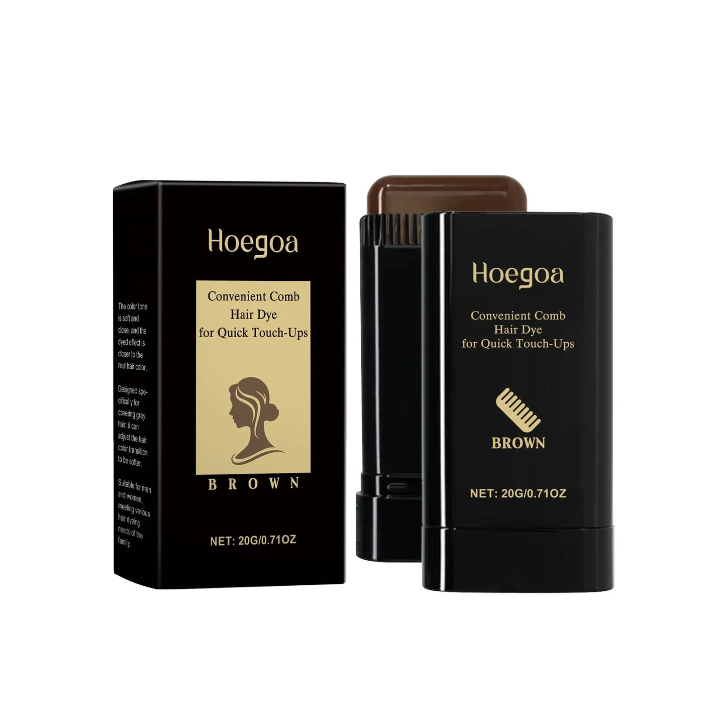 HOEGOA Temporary Hair Color Stick – Gray Root Concealer