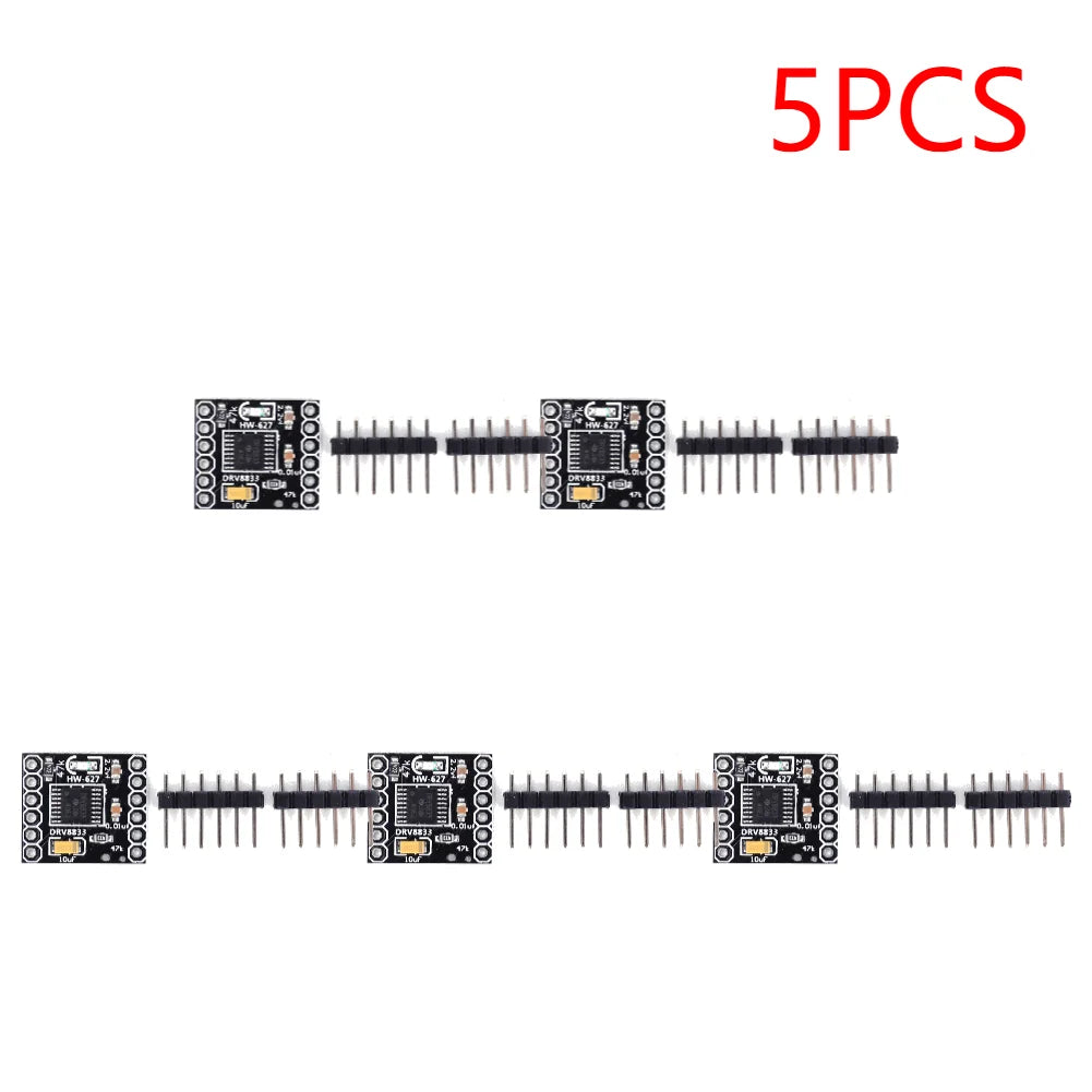 1-5pcs DRV8833 Motor Drive Module 6 Pin DC Gear Motor Driver 1.5A Single H Bridge Silent Stepper Motor Driver for Arduino Peaceful Pleasures Health and Wellness 5PCS