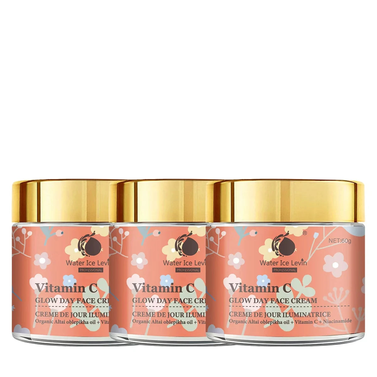 Natural Face Cream with Organic Sunflower Oil | Sensitive Skin Face Moisturizer Peaceful Pleasures Health and Wellness GOLD 60g