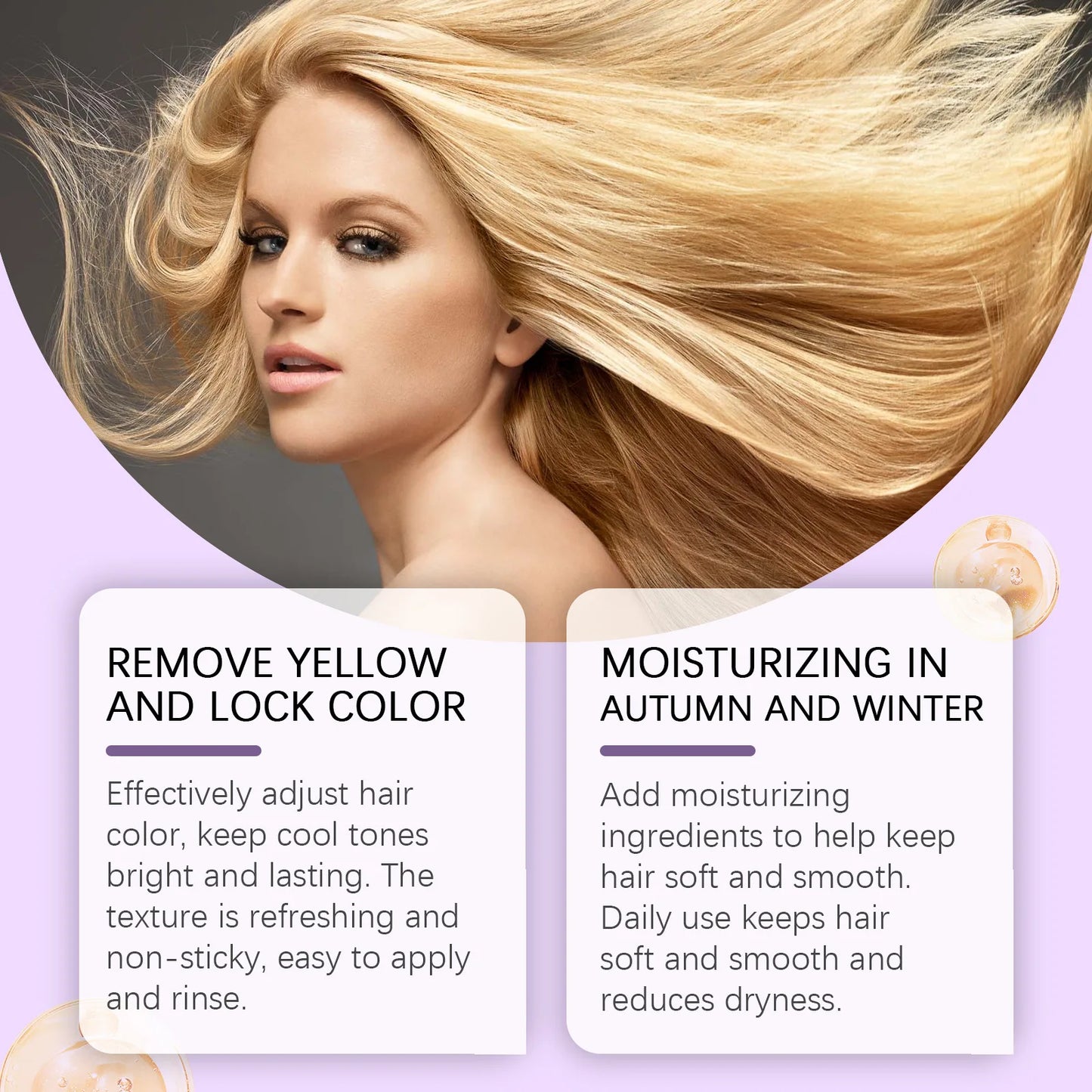 EELHOE Purple Keratin Hair Mask – Toning & Strengthening 100g