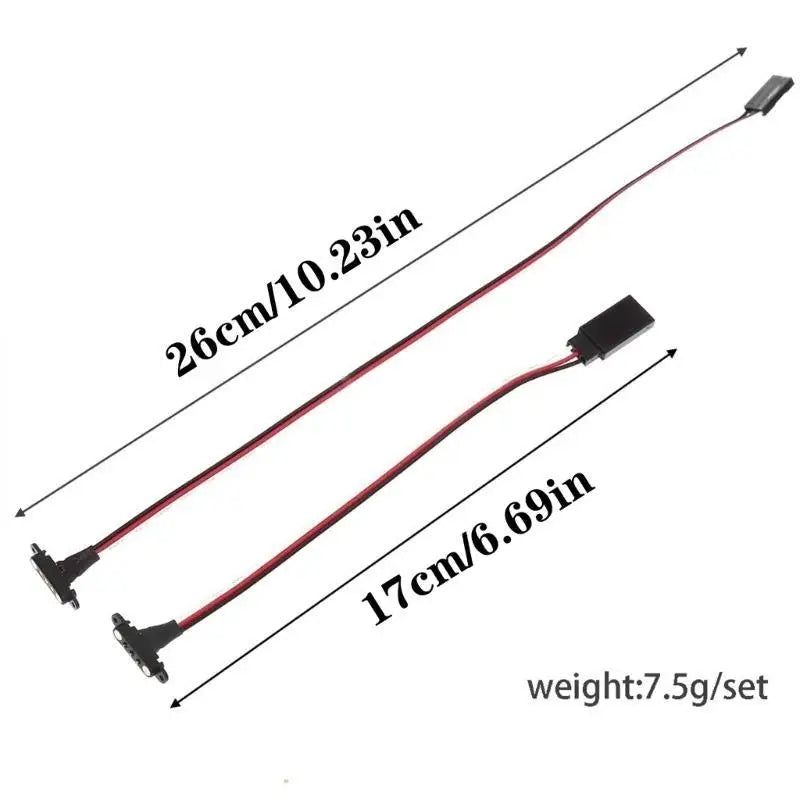 RC Toy Vehicle Light Extension Cable | Fast Release Universal Fit