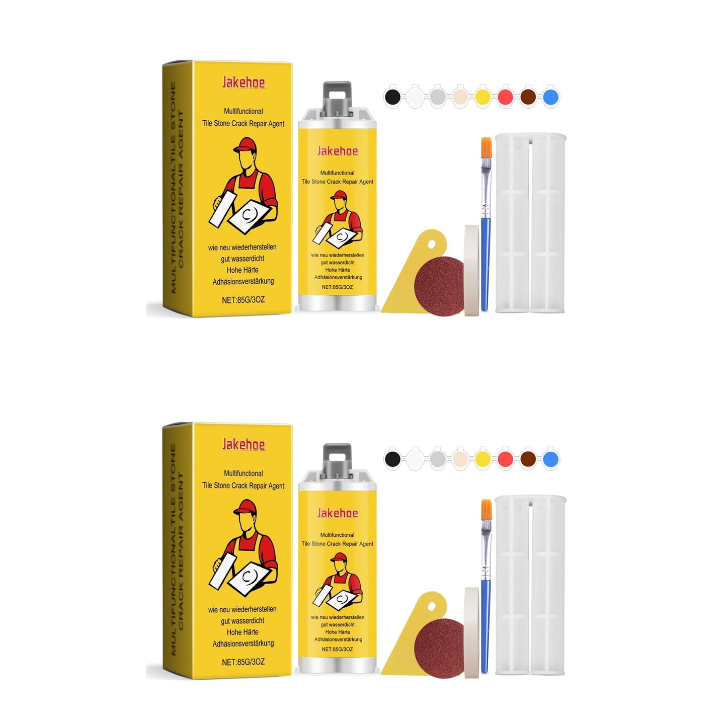 Tile & Ceramic Crack Repair Kit – Grout, Stone & Tub Fix