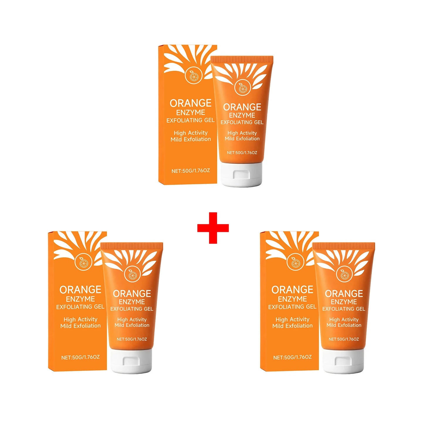 Orange Enzyme Exfoliating Gel for Face & Body – 50g