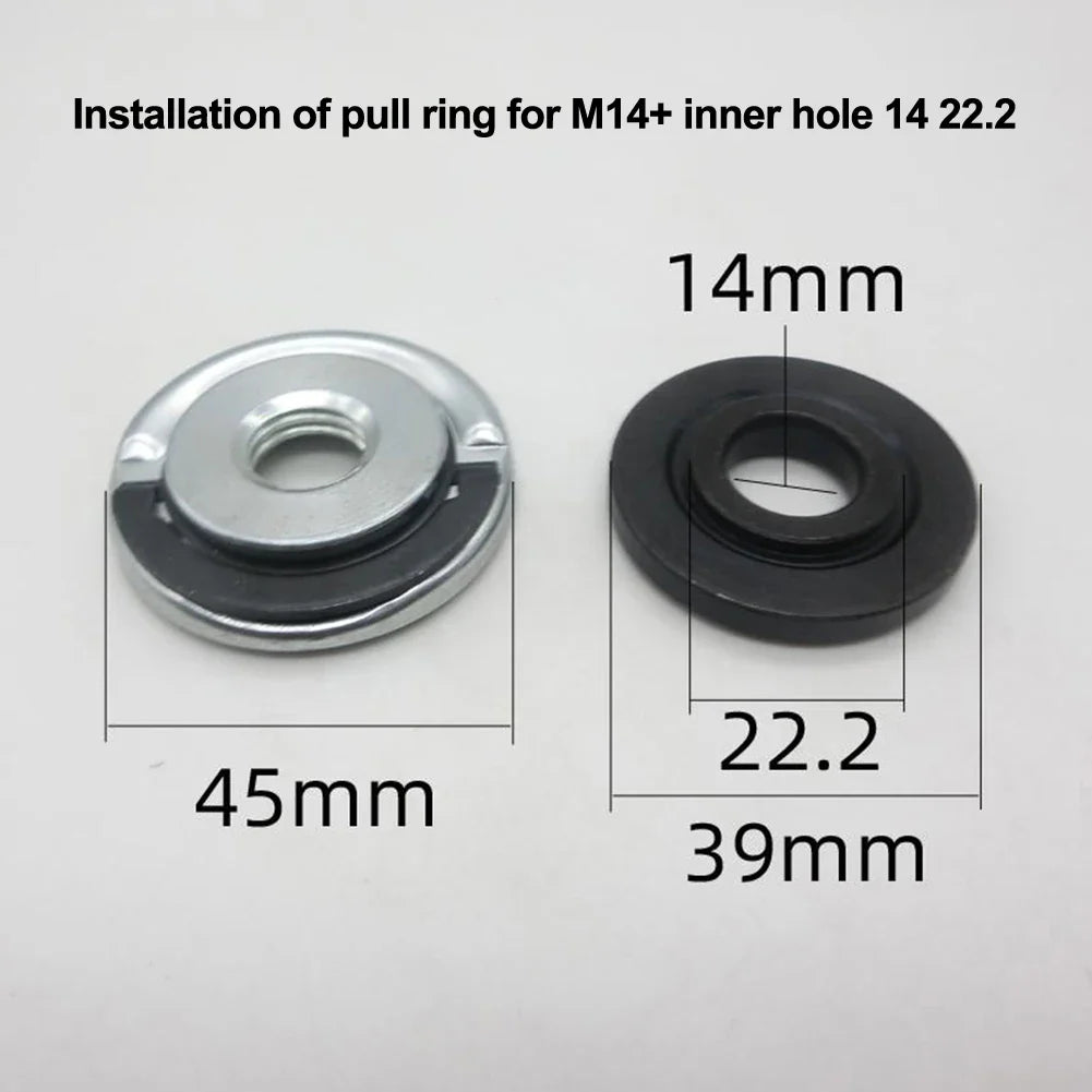 M14 Quick-Release Self-Locking Angle Grinder Flange Nut Set