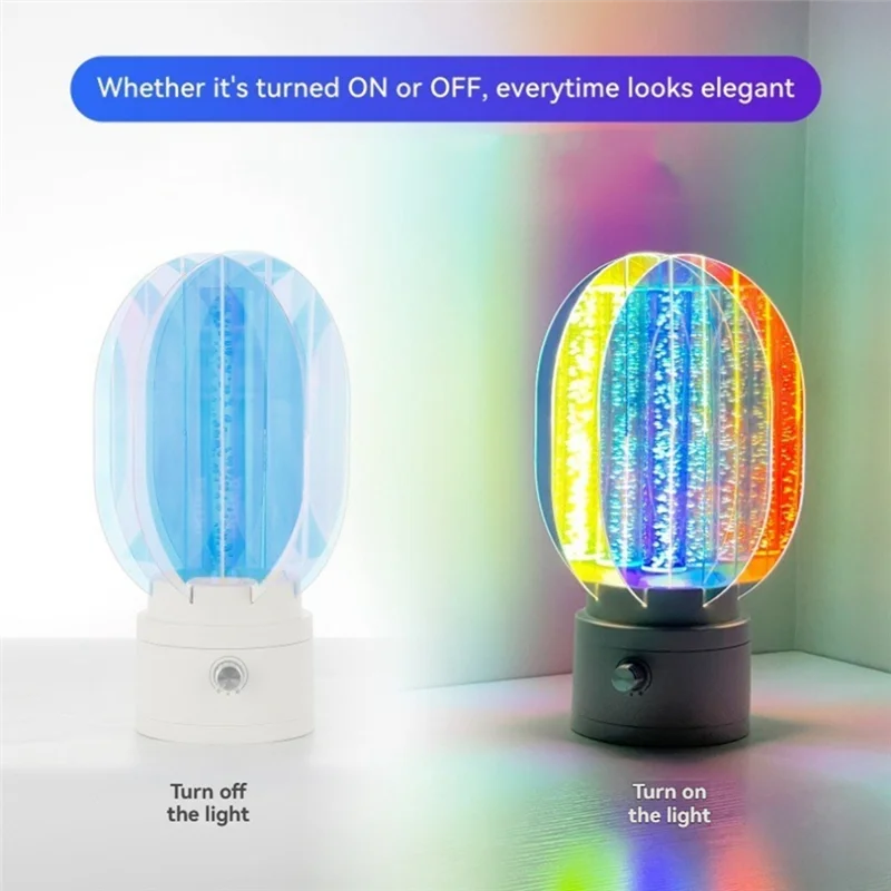 A36T-Lights Projector, Cordless Night Light With Rotating Button To Adjust Brightness Suitable For Bedroom/Desktop Decoration Peaceful Pleasures Health and Wellness
