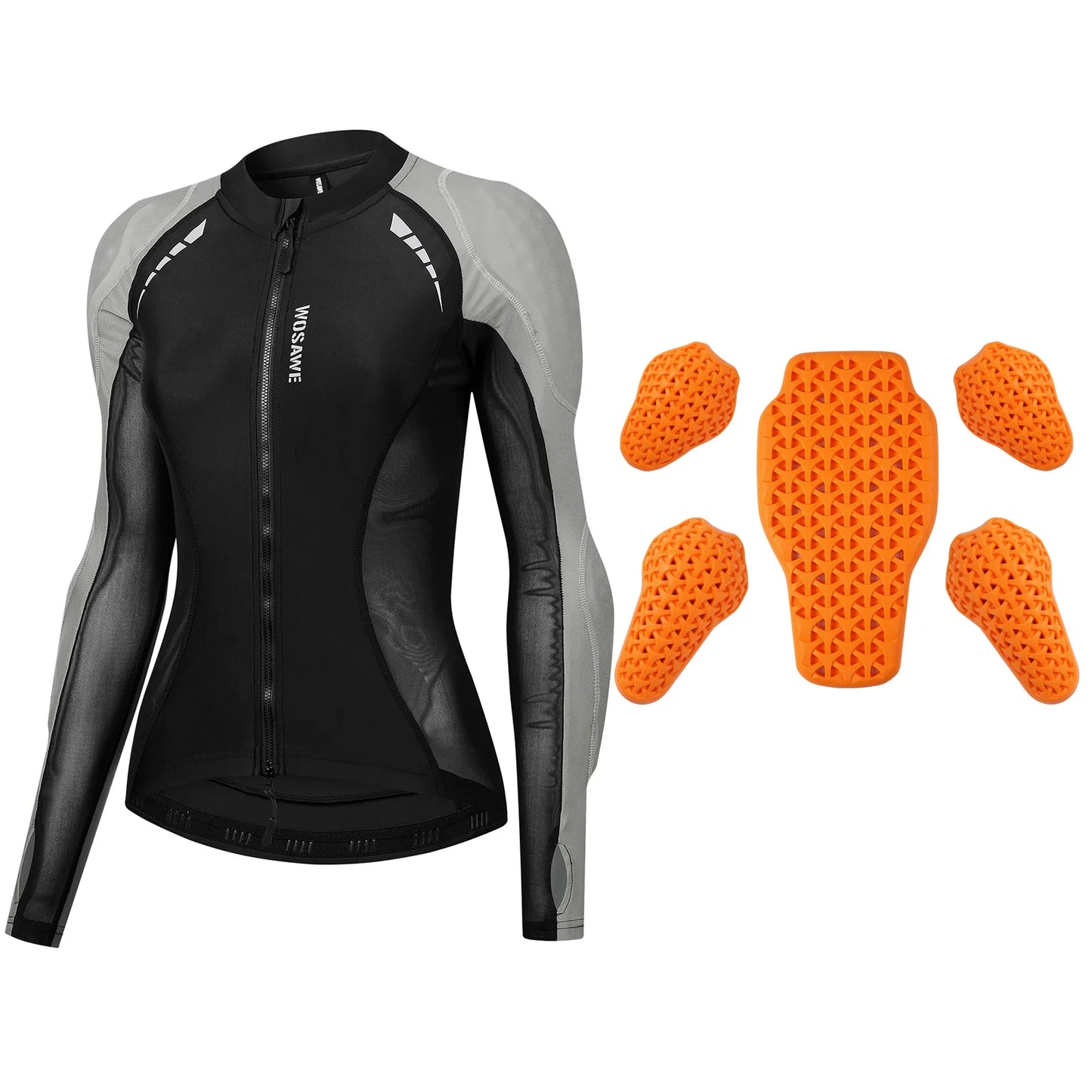 Womens Motorcycle Jacket Armor CE2 Certified Protection Visibility