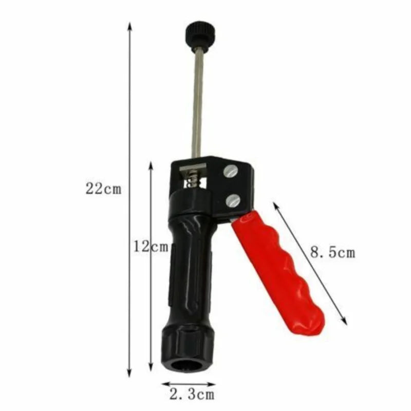 Hand-Held Clay Extruder Gun with 20 Nozzle Discs | Art Tool Clay Extruder Tool Peaceful Pleasures Health and Wellness