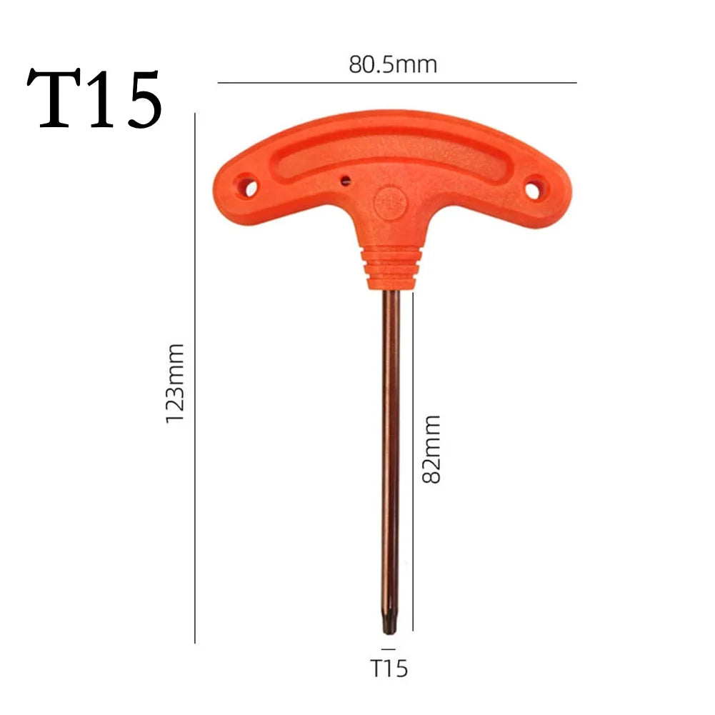 T Shape Screwdriver Electronics Toy Repair Sizes T8 Featuring Steel