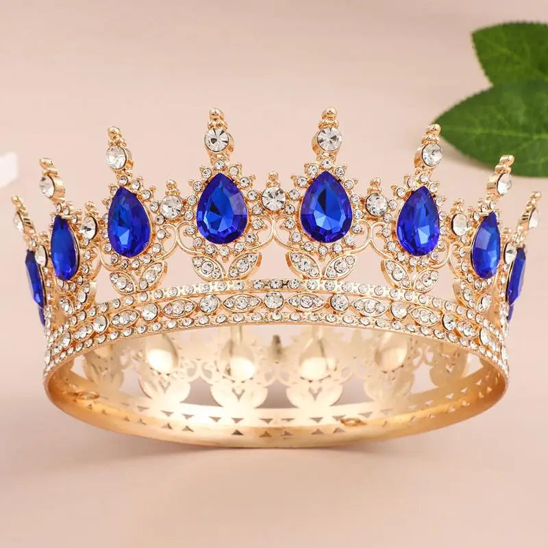 Crystal Crown Tiara Cake Topper – Princess Party & Wedding