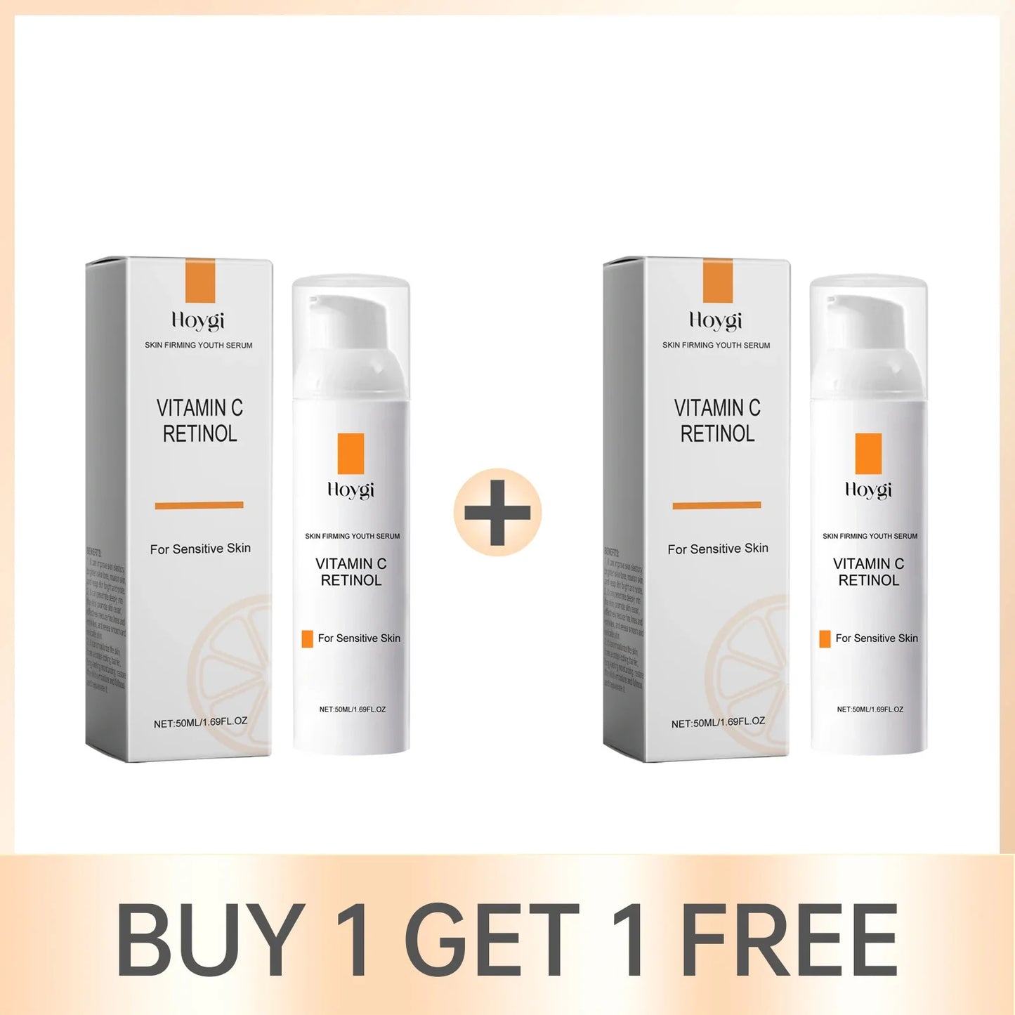 Hoygi Retinol Vitamin C Face Cream – Anti-Aging, 50ml