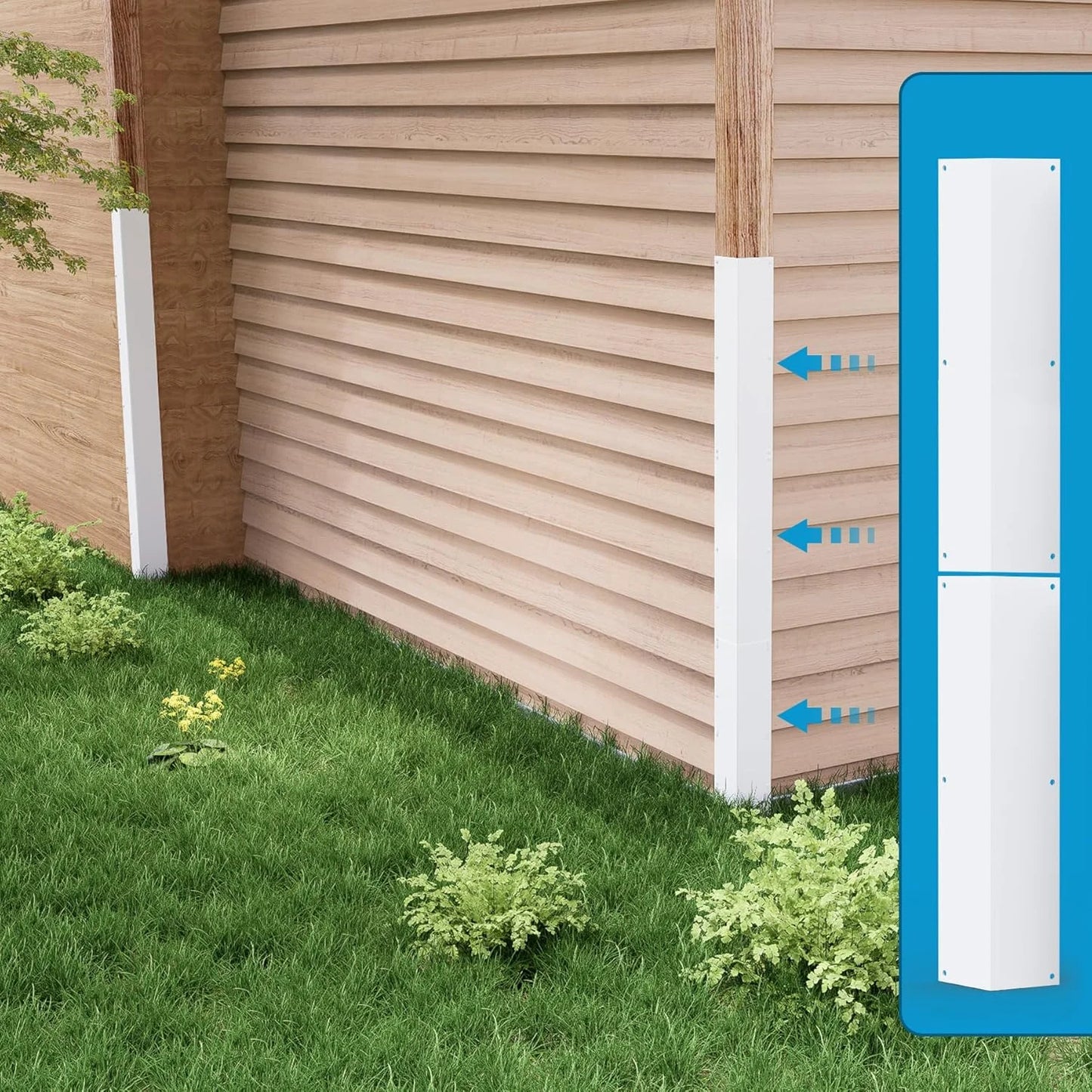 Aluminum Wall Corner Guards Heavy Duty Edge Cover Outdoor Siding