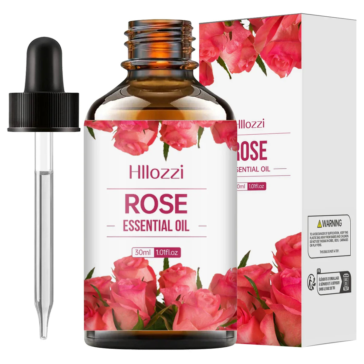Rose Essential Oil – Aromatherapy, Massage & Moisturizer | 30–100ml