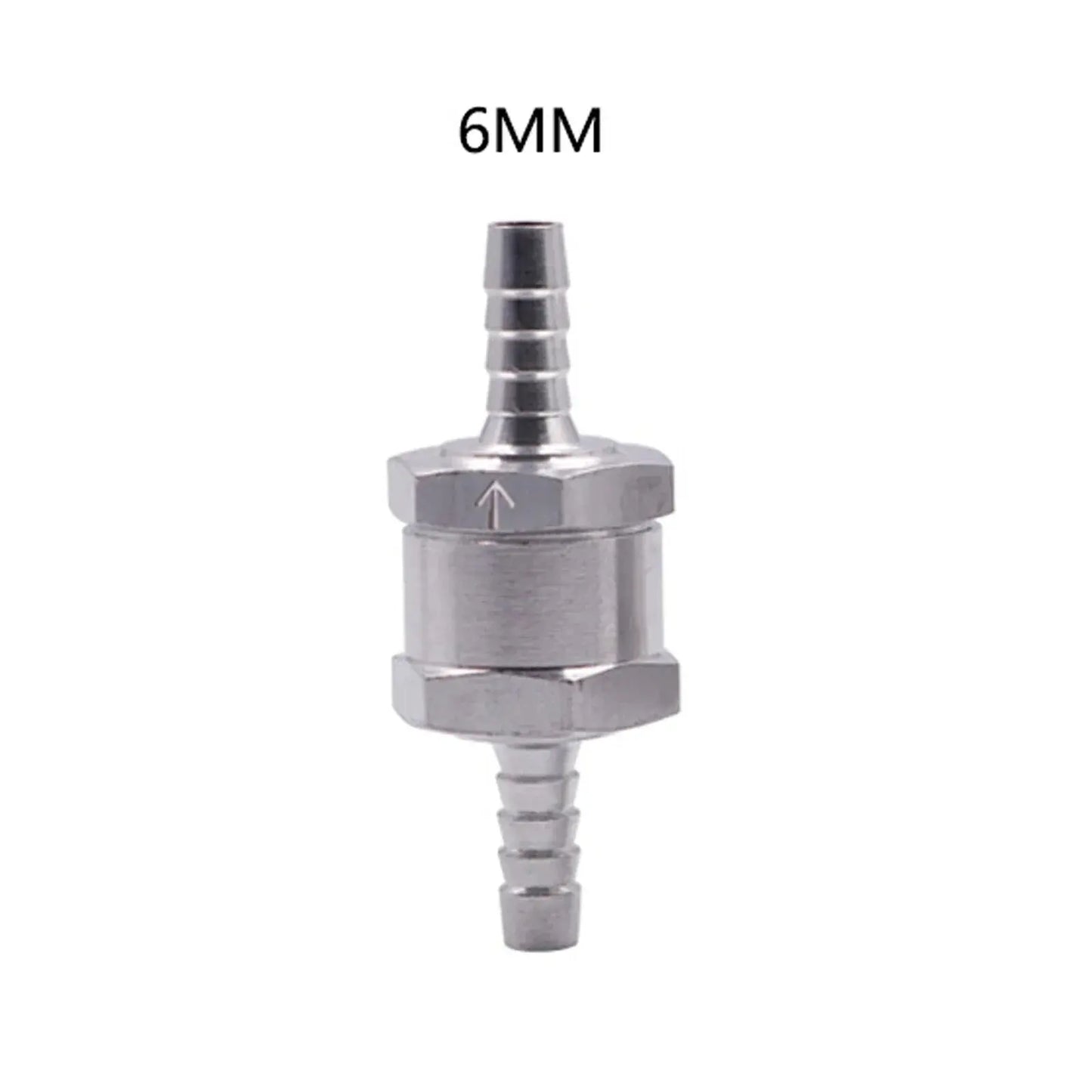 Repair Parts Fuel Non Return Check Valve 6/8/10/12mm Aluminium Alloy Petrol Diesel Water Fuel Line One Way for Peugeot Renault Peaceful Pleasures Health and Wellness 6mm