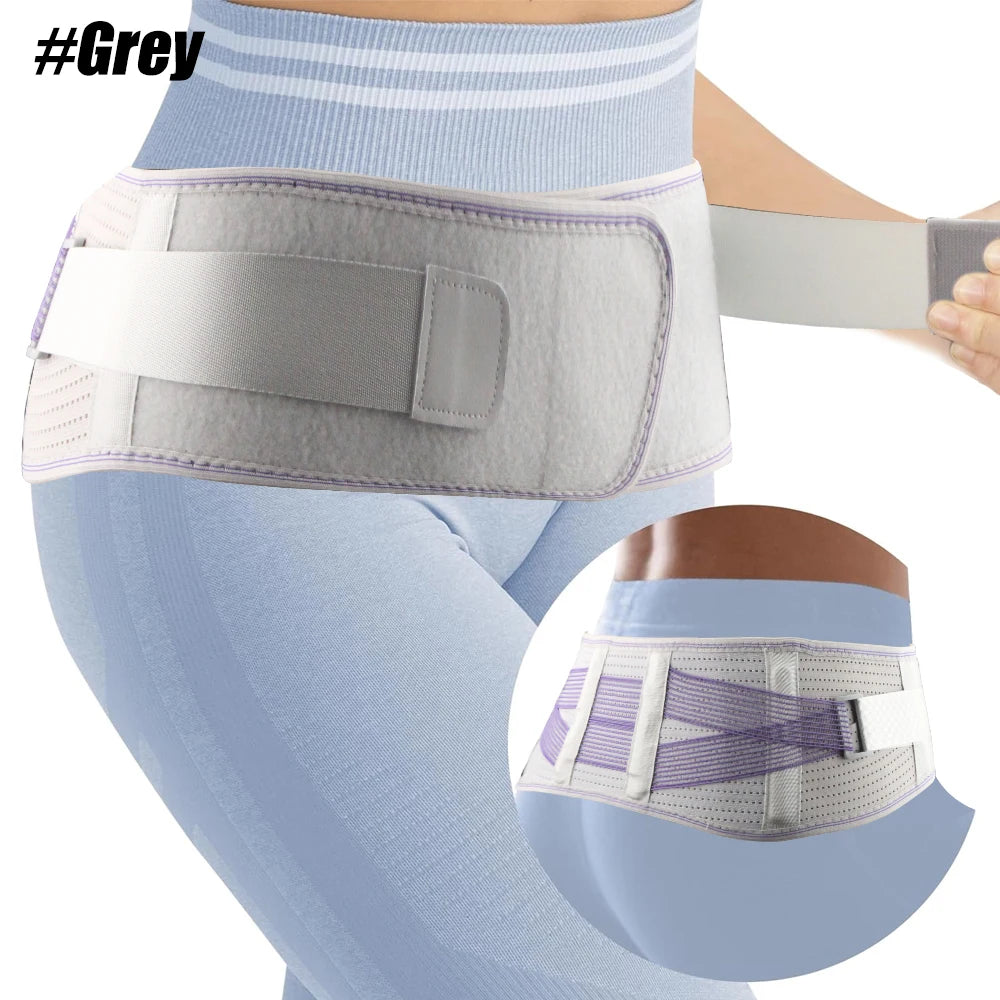 WEFITON Back Brace for Lower Back Pain | Breathable, Unisex Back Support Brace Peaceful Pleasures Health and Wellness Gray-1PCS XL