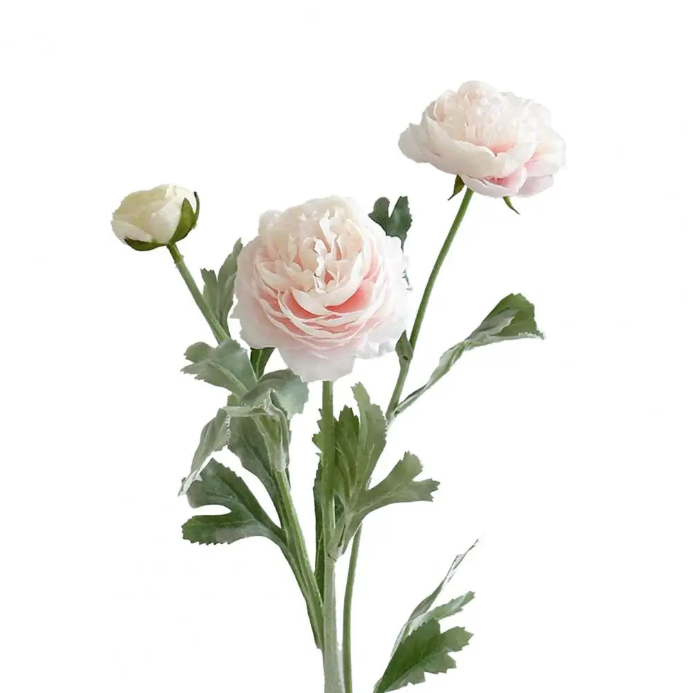 Artificial Ranunculus Silk Flower Stem | Wedding & Home Decor