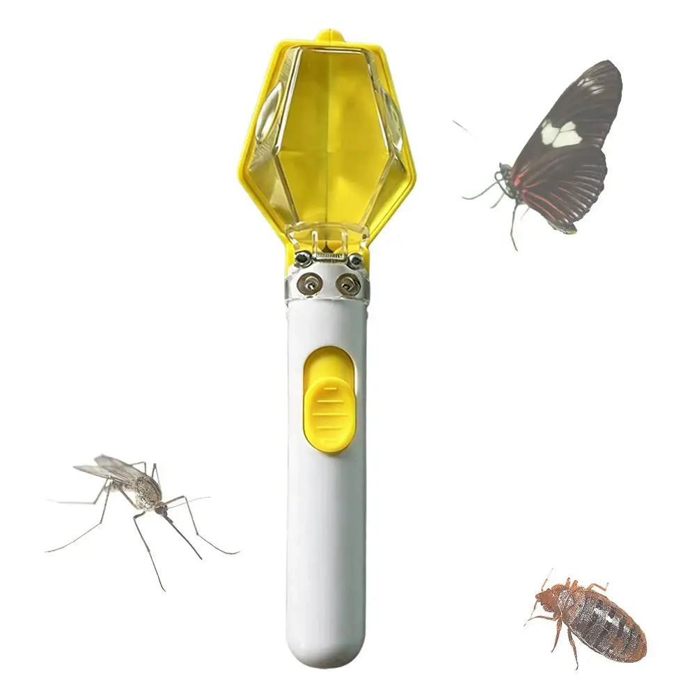 Portable Insect Catcher With Magnifying Outdoor Exploration Display Observer Box Multifunctional Kids Bug Catcher Insect Trap Peaceful Pleasures Health and Wellness White