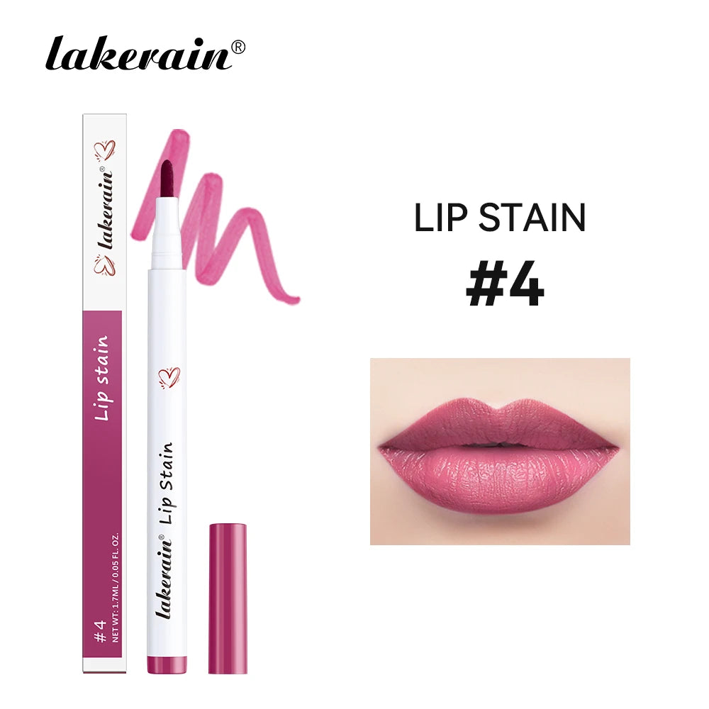 6Colors Lip Stain Pencil Liquid Lip Liner Waterproof Plumping Lip Tint Natural Matte Nude Brown Long Lasting Beauty Makeup Pen Peaceful Pleasures Health and Wellness 04